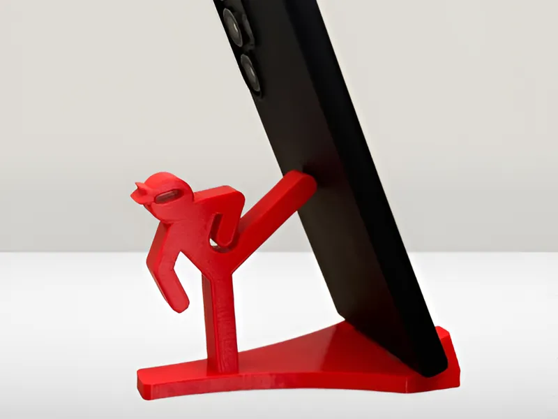 "Ninja Kick" Phone Stand