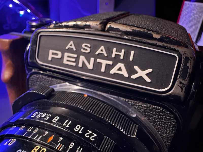 Pentax Asahi 6x7 Logo Plaque