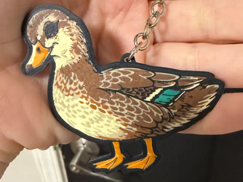 duck keychain