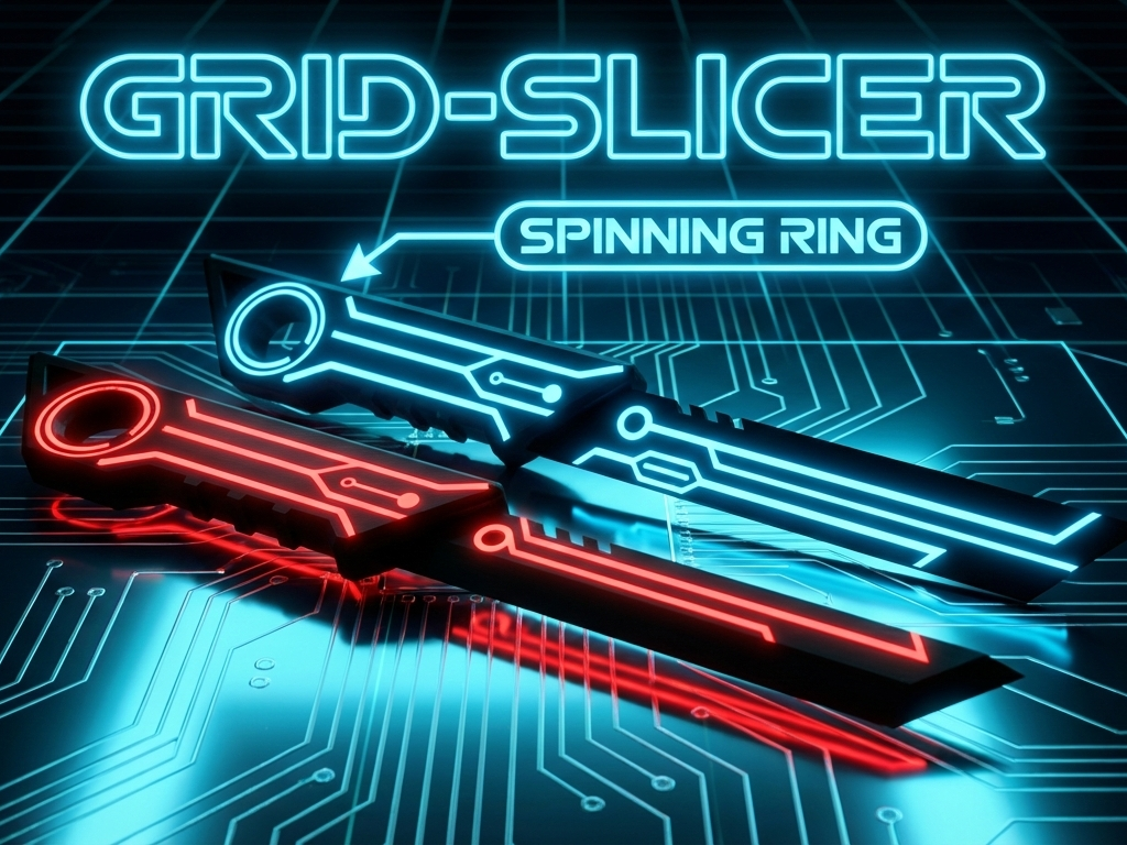 Tron "Grid-Slicer" Spinner Blade