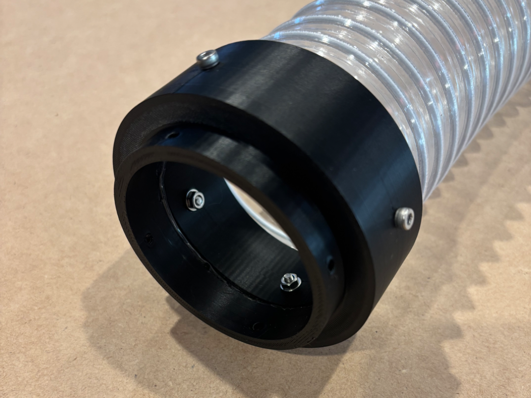 Lowrider v4 Dewalt Dust Shoe - Adapter for 4" PVC