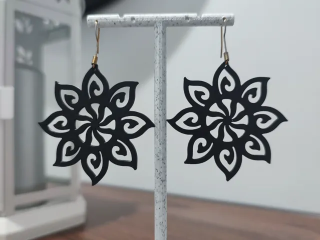 Aretes Encaje de la Luna