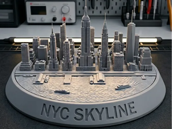 Silhouette de la skyline de New York