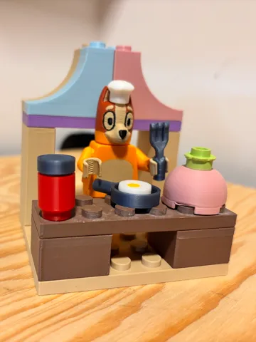 Figura decorativa: Mini Chef Puppy Kitchen - Brick Blocks Set — vista de referencia 2