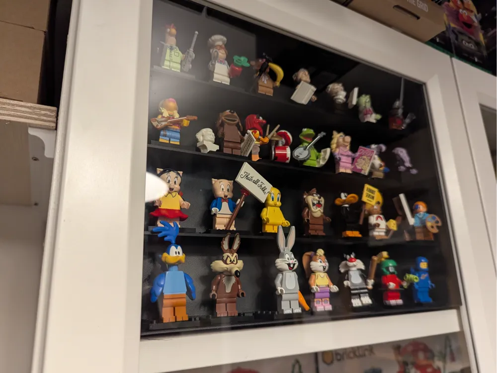 Minifigure Display Case for IKEA Billy Glass Door - Free 3D Print Model ...