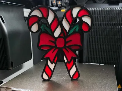 Candy Cane Christmas Decor (No AMS needed)
