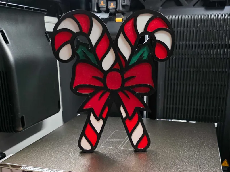 Candy Cane Christmas Decor (No AMS needed)