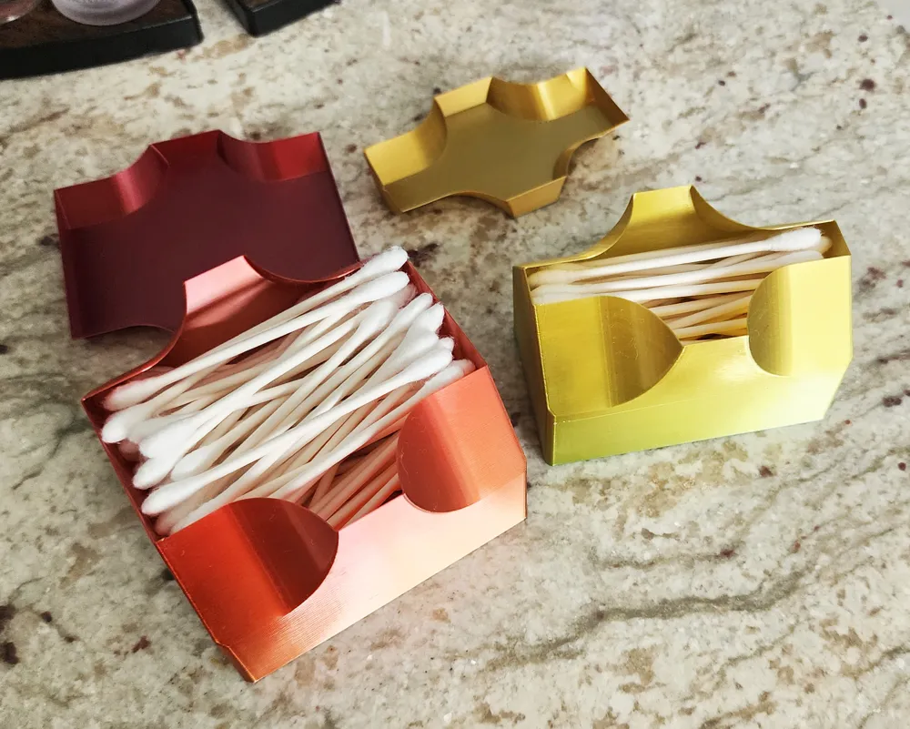 Vase Mode QTip Boxes by MakerWorld