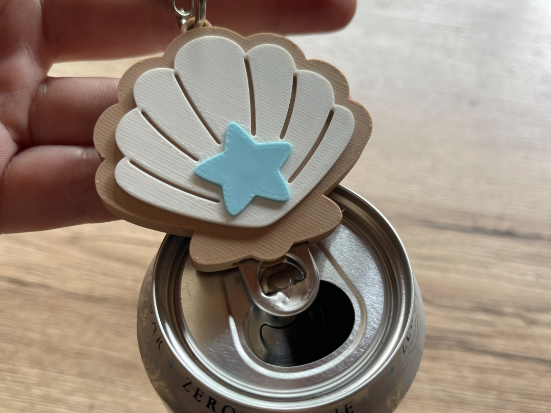 Soda can opener Seashell