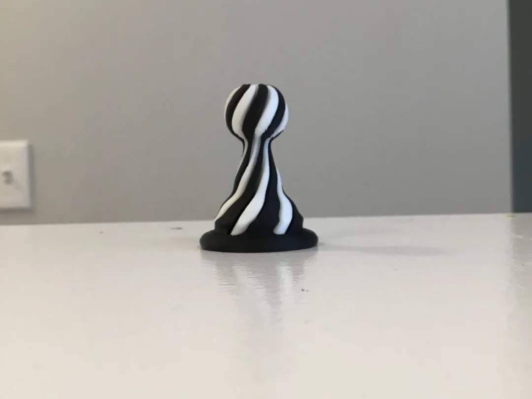 Pion d'échecs fidget passthrough