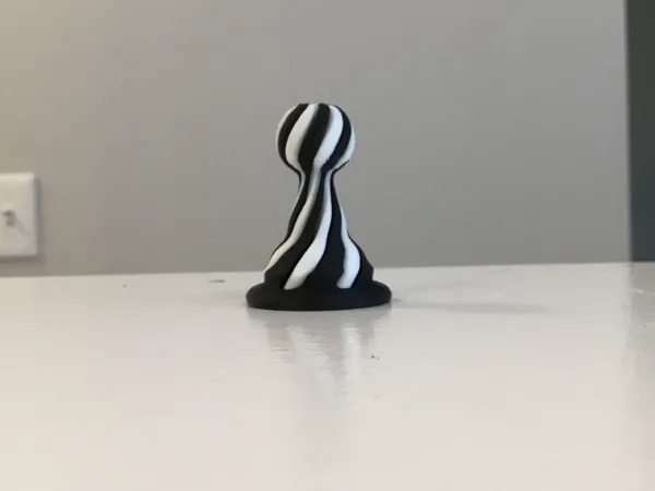 Pion d'échecs fidget passthrough