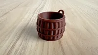 Barrel bottom piece, single item profile