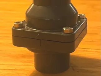 one way valve eenrichtingsklep