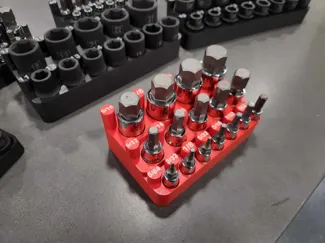 Hex Bit Socket Organizer - Imperial
