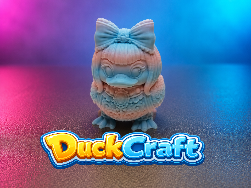 Entenfigur "Bowly" suesse DuckCraft Figur