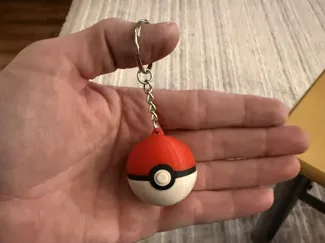 Pokeball Keychain