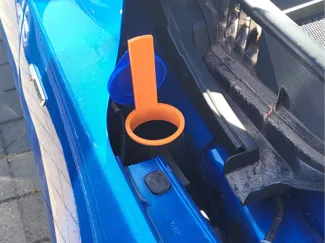 Ford washer fluid lid holder