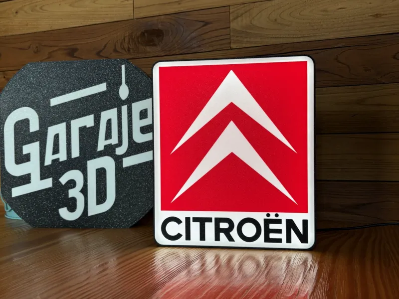 LAMPARA LOGO CITRÖEN CLASICO