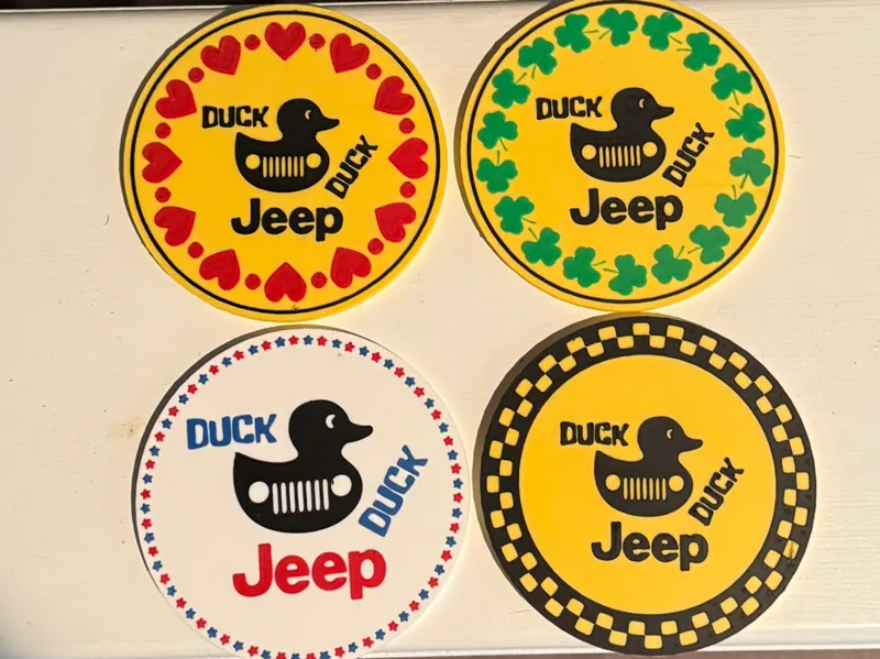 DUCK DUCK JEEP COASTERS