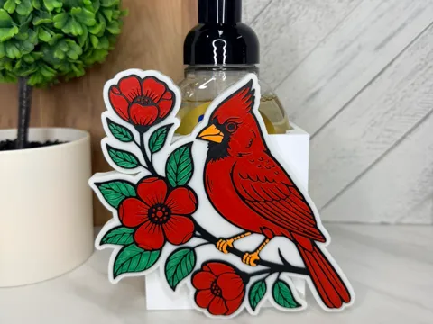 Tapa o cubierta: Interchangeable Cover - Cardinal — referencia de MakerWorld