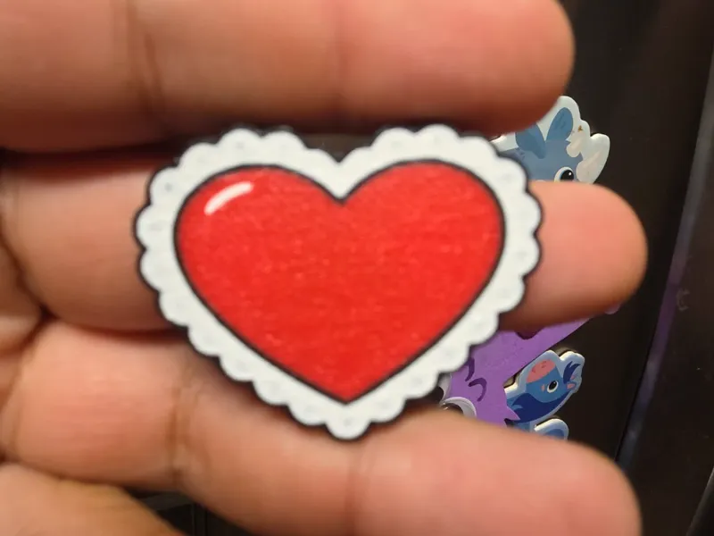 Valentines Day Fridge Magnet (Hidden Magnet)