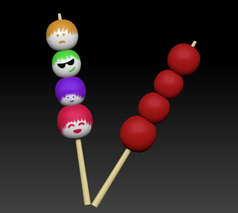 sugar-coated haws magnets 冰糖葫芦冰箱贴