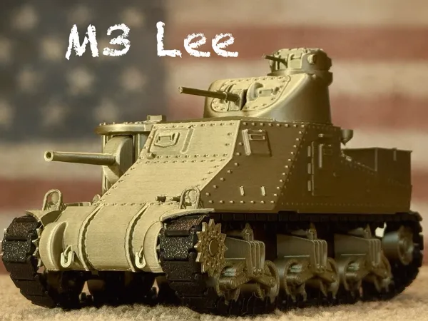 Фигурка на танк M3 Lee