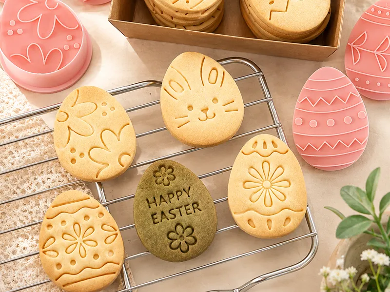 Easter Bunny Egg Cookie Mold Set