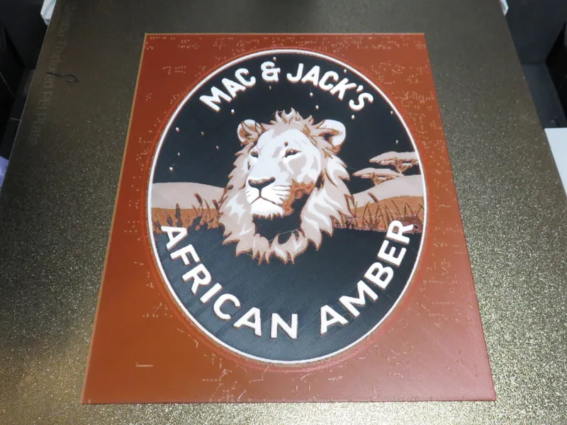Mac & Jacks African Amber Bar Sign
