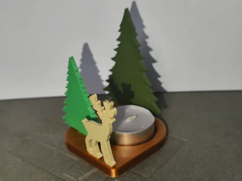 Winter candle holder (NO AMS)