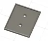 Flat version with screws