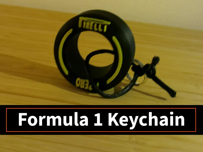 Formula 1 Pirelli Tire Keychain