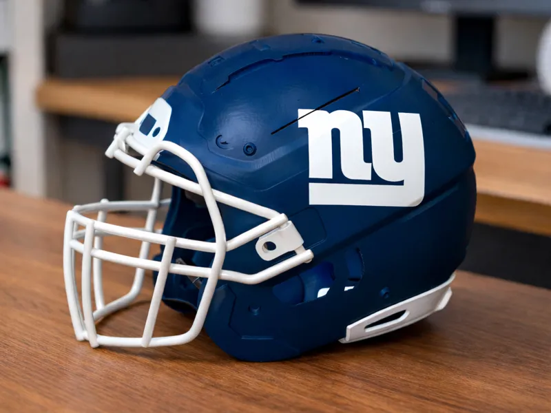 New York Giants Football Helmet - No Stripe