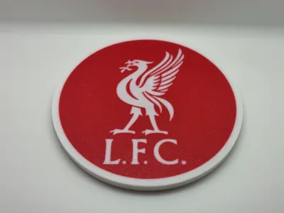 Liverpool Crest Coaster - Two Colour