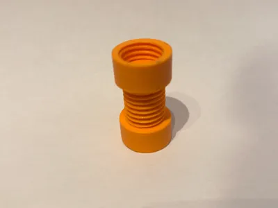 bolt with threaded nut