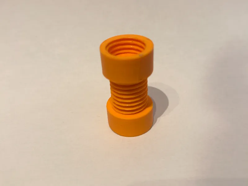 bolt with threaded nut