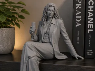 Woman sitting down