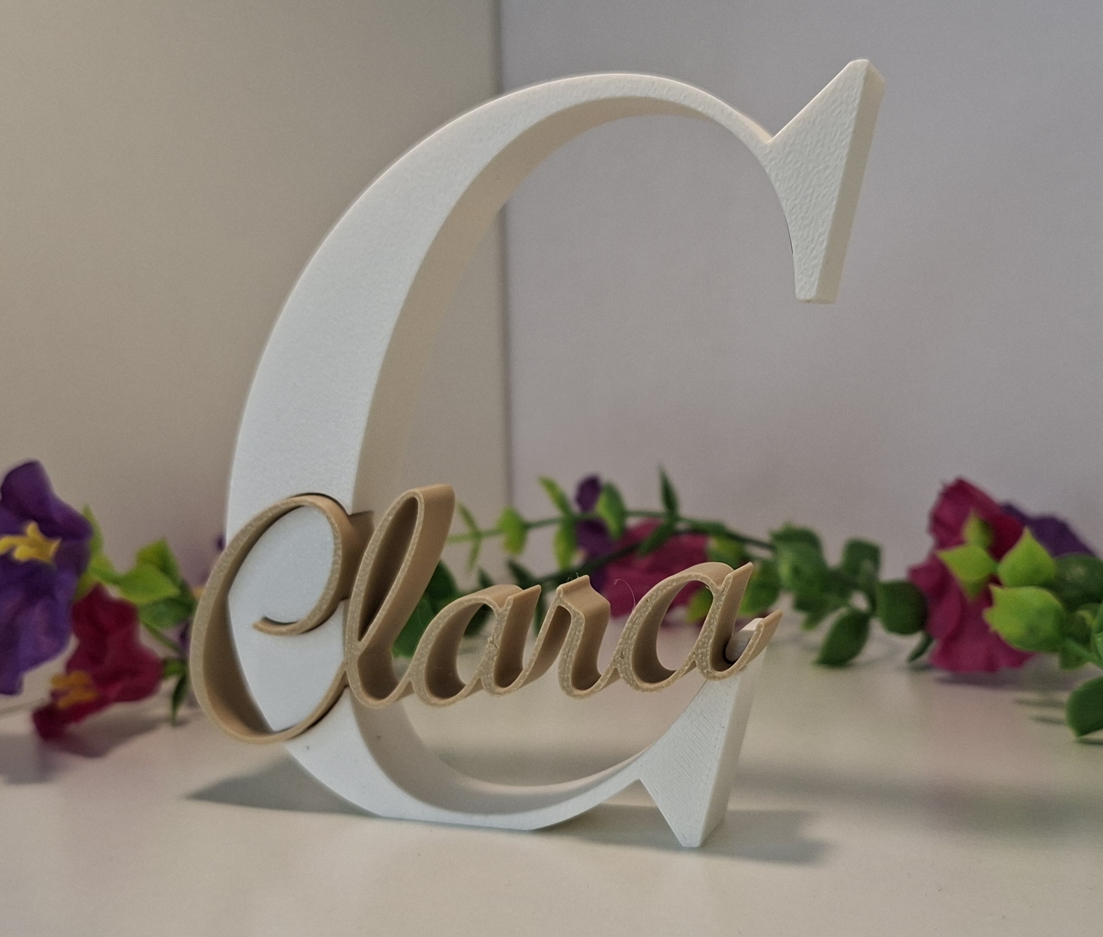 Miniatura 1 do modelo 3D Personalized Monogram Name Creator