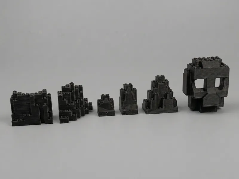 Modular Rock & Terrain Bricks for Large MOCs