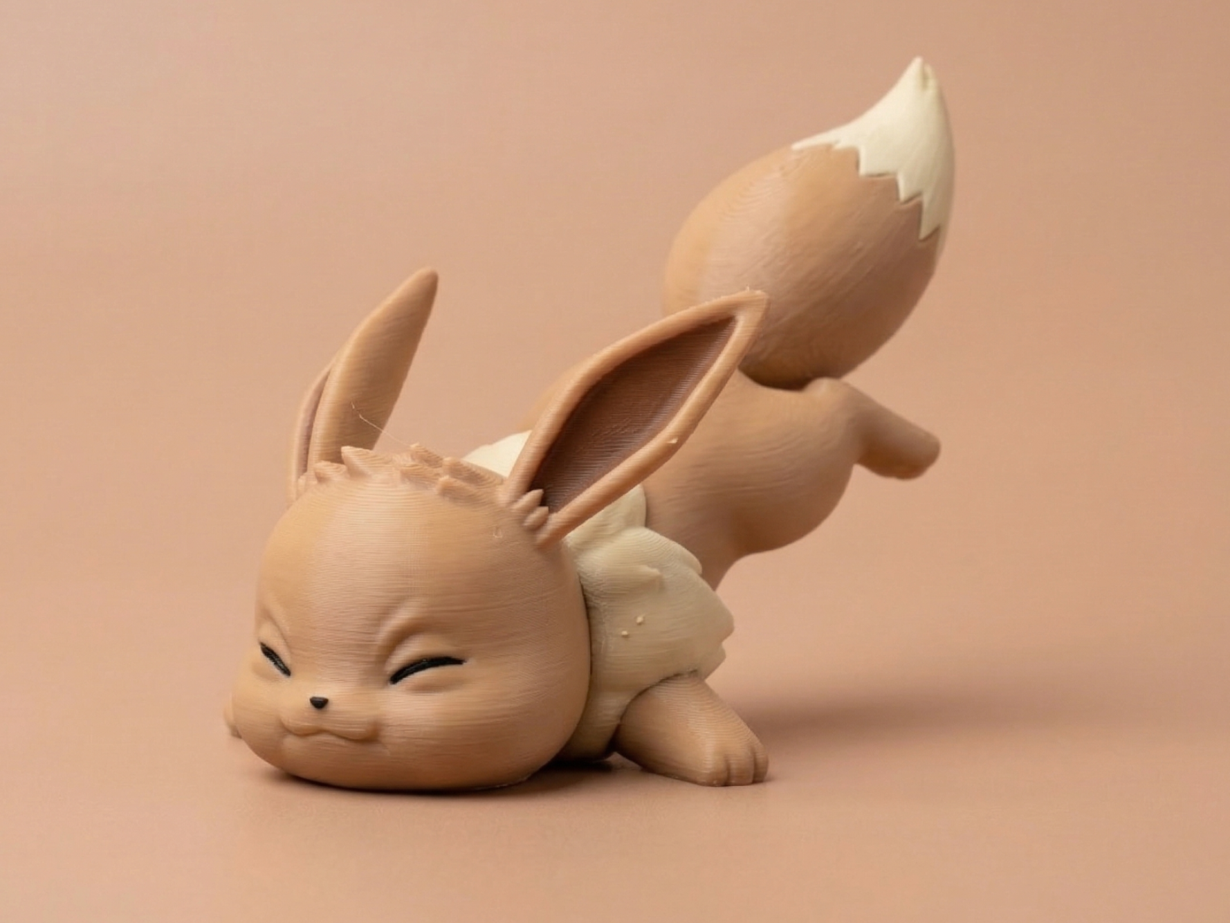 Evee Face Plant - Pokemon Figure Fan-Art