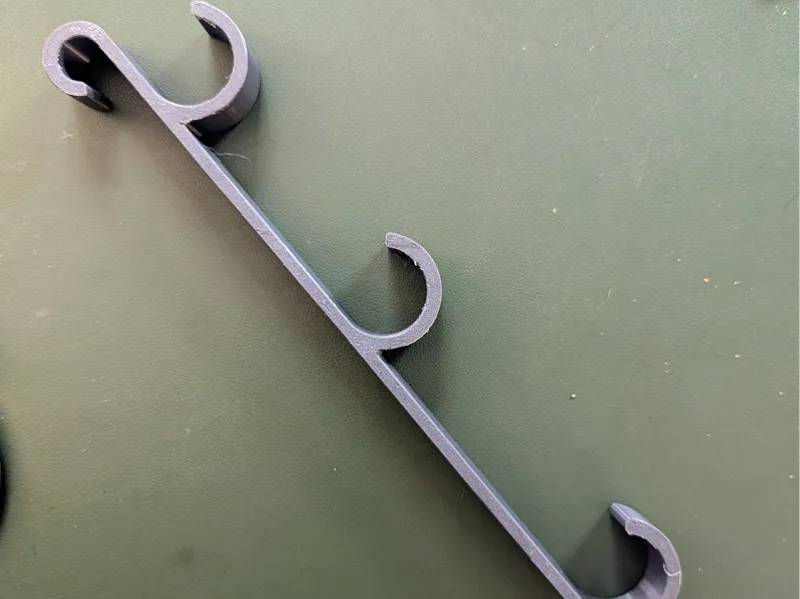 Garage Fishing Pole Hangers - REV2