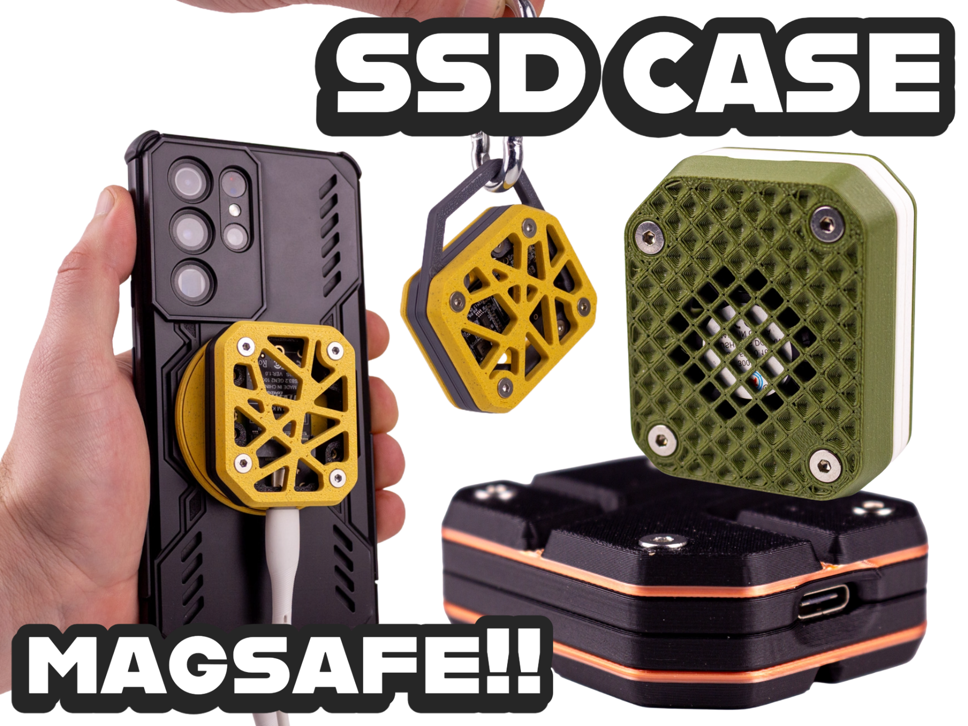 M.2 SSD Case, MagSafe, Cooling Fan & accessories