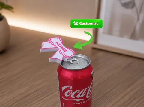 Letrero o emblema decorativo: Customizable Can Opener – Personalized Name — referencia de MakerWorld
