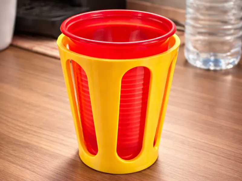 Porta bicchiere per bicchieri in plastica monouso