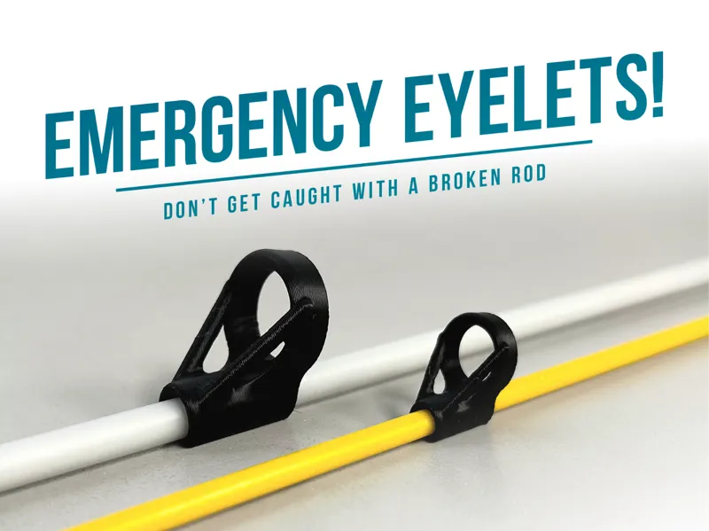 Emergency Fishing Rod Eyelets!