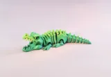 Фигурка Skeletal Flexi Crocodile