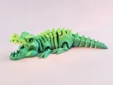 Фигурка Skeletal Flexi Crocodile