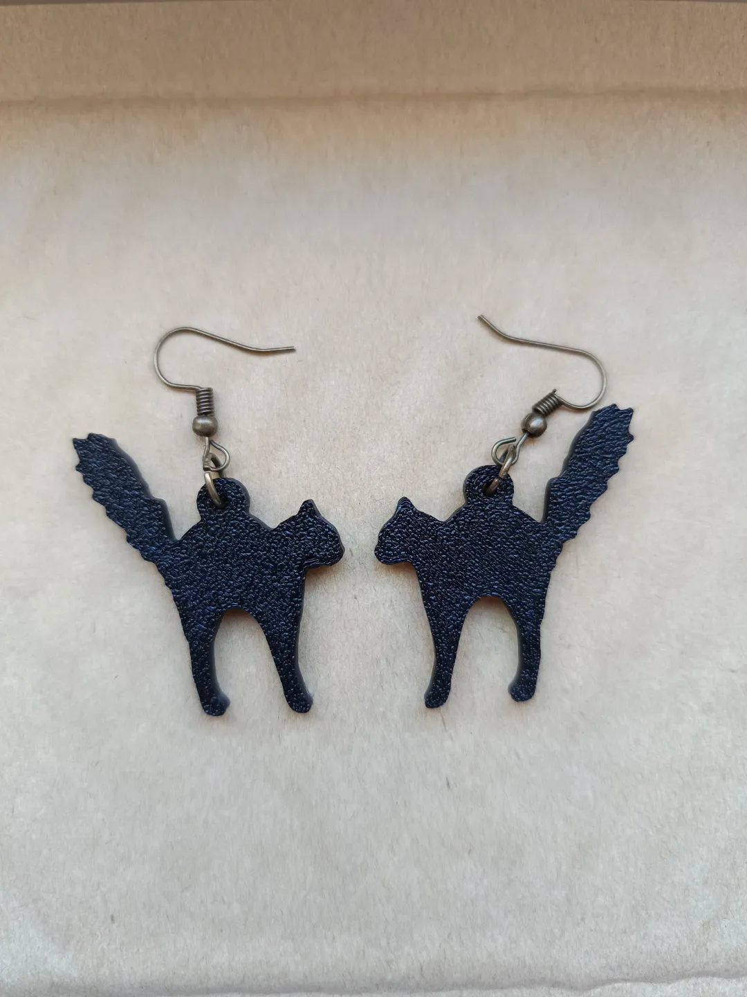 Cat Halloween Earrings view 2