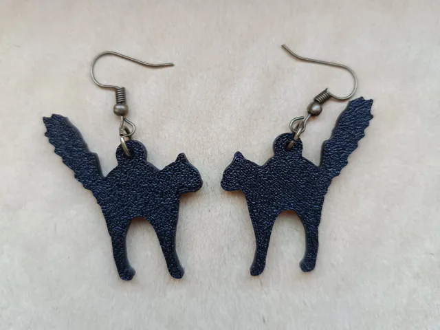 Cat Halloween Earrings