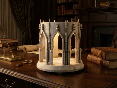 Gothic Cathedral Base Display Stand